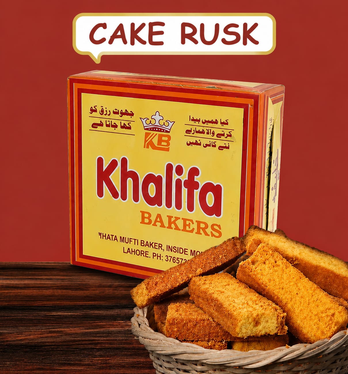 Cakerusks - Khalifa Bakers Lahore
